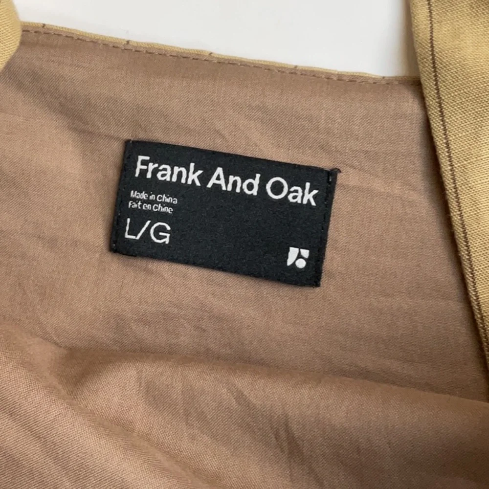 Frank and Oak The Striped Shell Linen Top in Cream Yellow - Picture 2 of 10